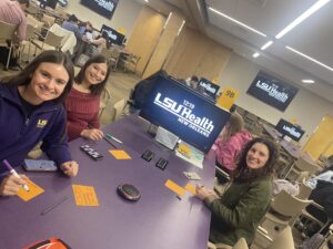 students making cards